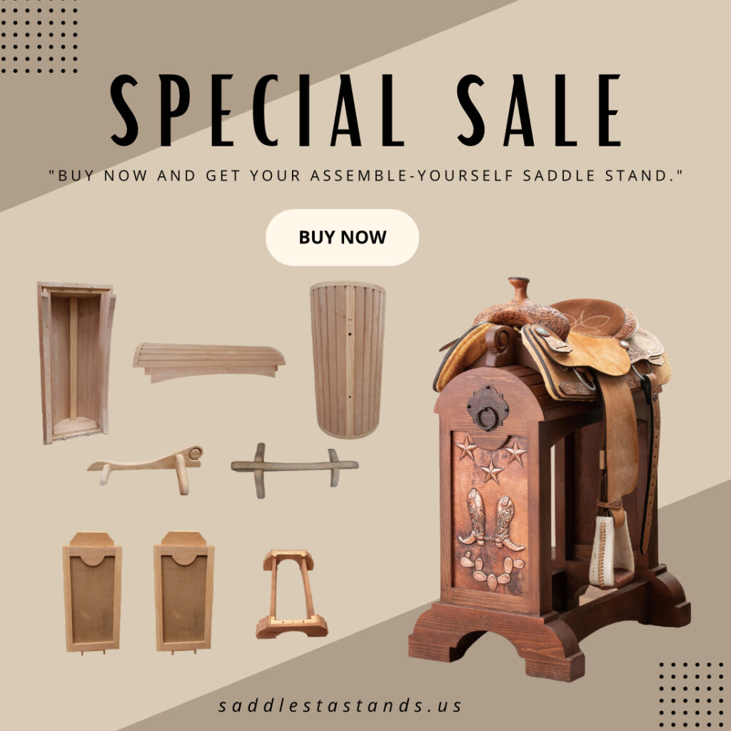 Unfinished saddle stand customize to your style
