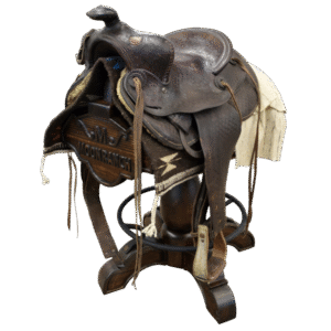 Bar stool cowhide western